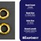 The Bead Chest Brass Ethiopian Wollo Rings (22mm) (Set of 4): Genuine Ethiopian Metal Ring Beads for DIY Jewelry